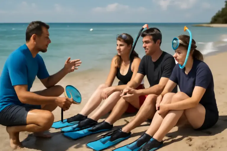 Corsi di snorkeling per principianti: il vantaggio di iniziare da spiagge con fondali sicuri
