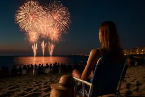 Spiagge con spettacoli pirotecnici d’estate: i punti migliori per una vista privilegiata
