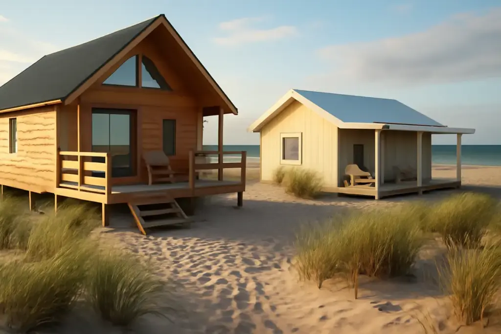 Chalet e bungalow sulla spiaggia: scopri il compromesso ideale tra comfort e natura