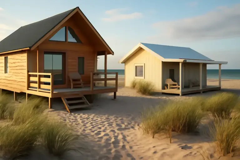 Chalet e bungalow sulla spiaggia: scopri il compromesso ideale tra comfort e natura