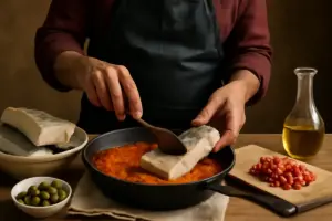 Baccalà alla livornese autentico: gesti da non sottovalutare nella preparazione