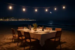 Quali città organizzano le cene sotto le stelle in riva al mare? Il piacere di una tavola con i piedi nella sabbia
