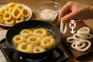 Come ottenere una frittura di calamari perfetta? L’errore che la rende gommosa